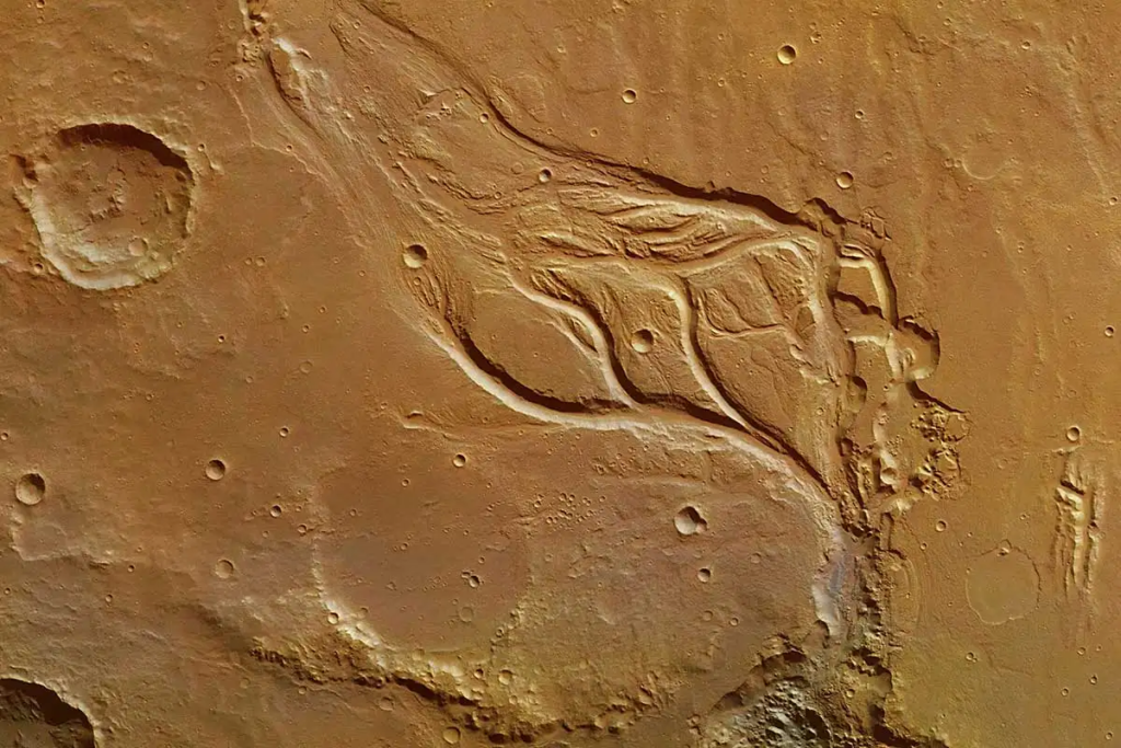 Osuga Valles on Mars