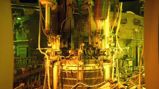 Nuclear engineers are making fuel for advanced nuclear reactors known as HALEU, using equipment at Idaho National Laboratory (shown). Idaho National Laboratory